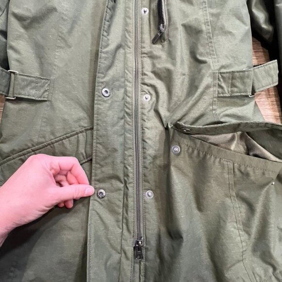 Columbia Penns Creek Women's Thermal Coil Hooded Insulated Jacket Olive Sz Small - Picture 11 of 16